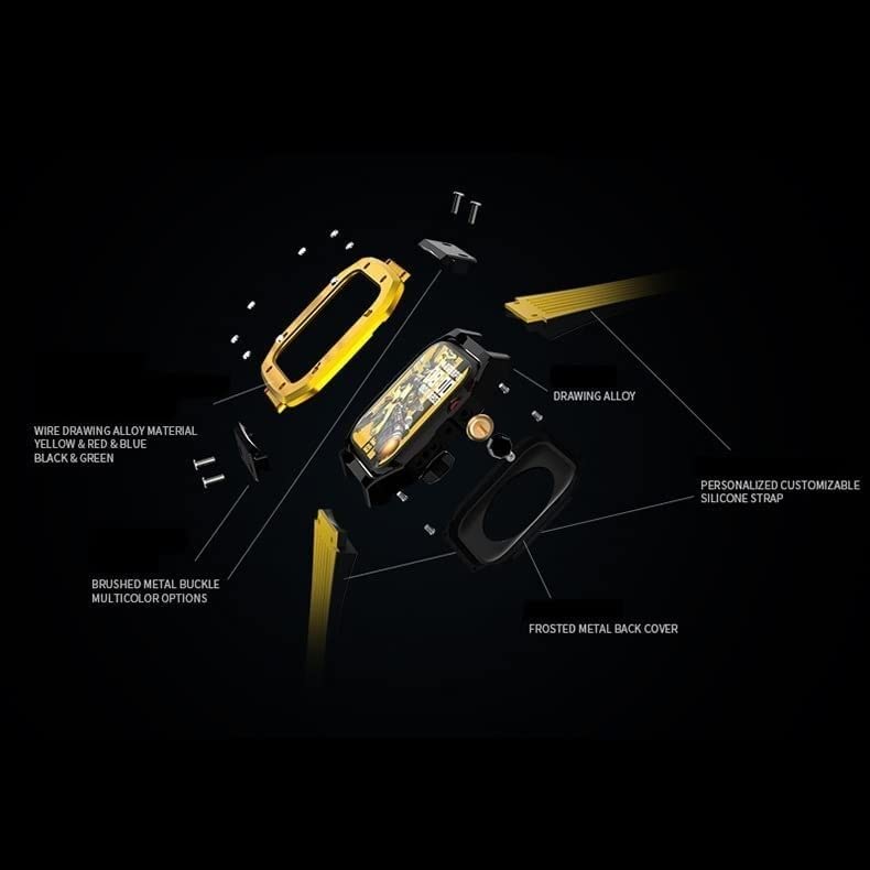 Protéger Apple Watch 45mm avec kit boîtier métal anti-choc - 6