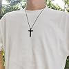 Cross Breathing Necklace, Silent Meditation Anxiety Necklaces for Women and Men, Anxiety Relief Items