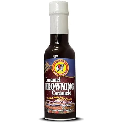 Chief Brand Products Caramel Browning 5 oz 1(btl), for cakes, meats, soups and gravies. Cover