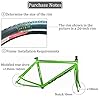 JEWMIA Kit de Conversion E-Bike E-Bike 20"/ 24" / 26"/ 27,5" / 28"/ 29" / 700c Roue Avant 36V 500W Kit de Vélo Électrique avec Écran LCD8H,28" #5