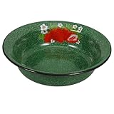 Vaisselle émaillée : ce bol émaillé est idéal pour servir des fruits, des amuse-gueules, des desserts, des gâteaux, des bonbons et autres gourmandises