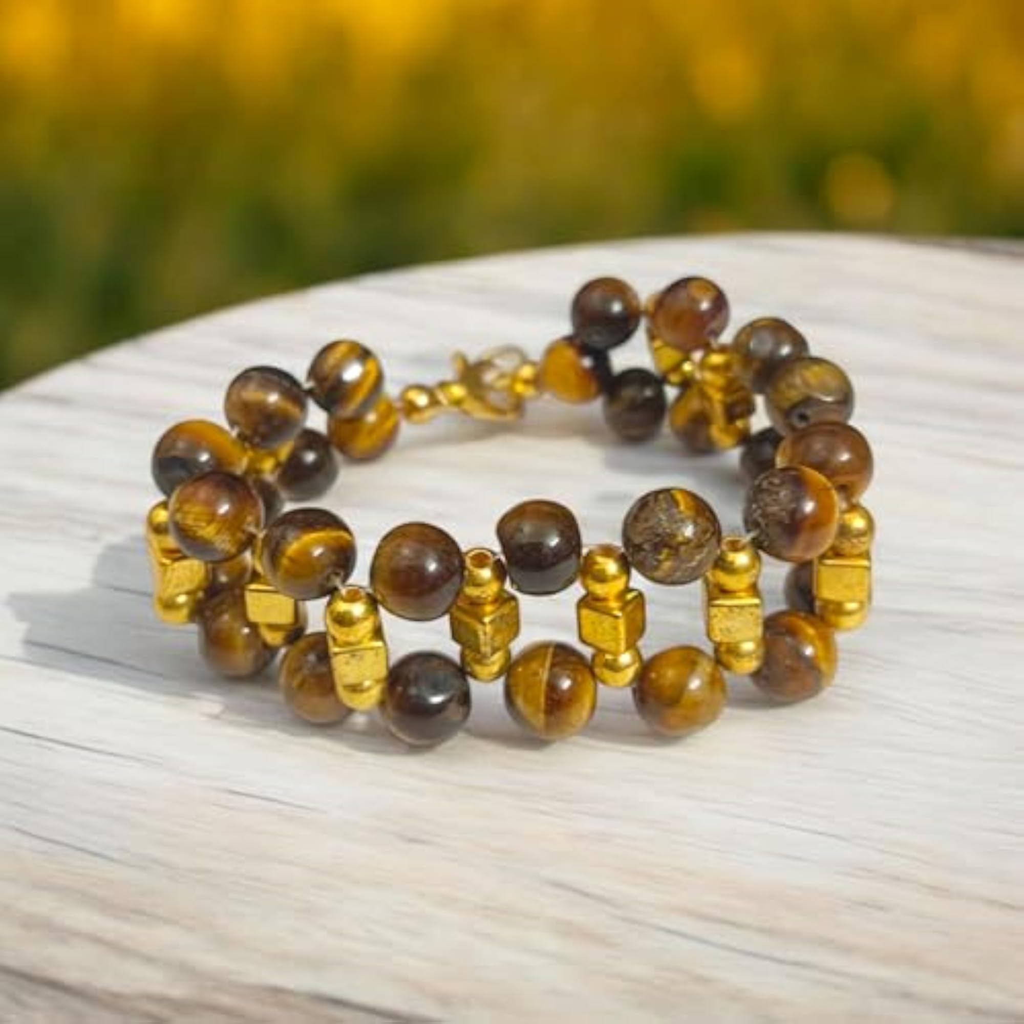 Natural Tiger Eye Bracelet for Strength and Confidence