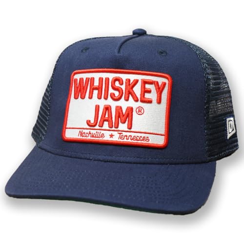 Image of Whiskey Jam WJ Tractor Adjustable Snapback Trucker Hats