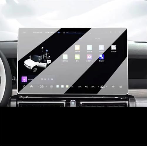 MALTAY Gehärtetes Glas Bildschirmschutzfolie Für Chery Für Aiqar Eq3/chery Icar 03 2024 2023 Auto GPS Navigation Center Touch Und Dashboard Gehärtetem Glas Screen Protector Film(Dashboard)