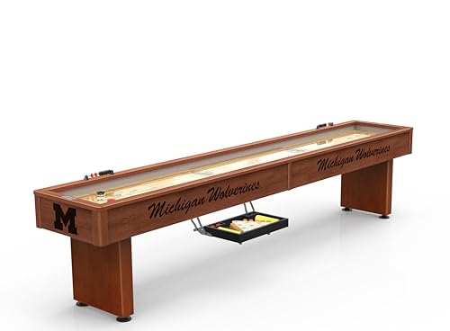 Officially Licensed Michigan 12' Shuffleboard Table