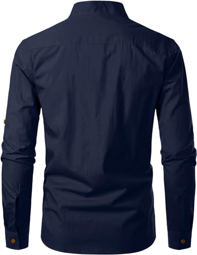 Image of Men's Kurta || Chinese Collar Long Sleeves || Straight Hip Length Kurtas || Short Kurta for Men || for Festival || Function || Occasion Wear Fancy Kurta for || Best Gifts for Mens