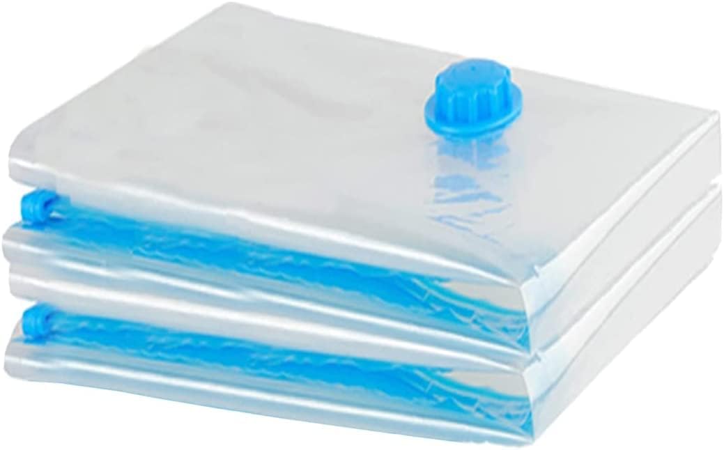 Jumbo Vacuum storage bags,2 pack Vacuum bags clothes [Works With Vacuum Cleaner ],to store clothes and beddings,could save your space,dust-free,keep away from moisture(100 * 80 CM)