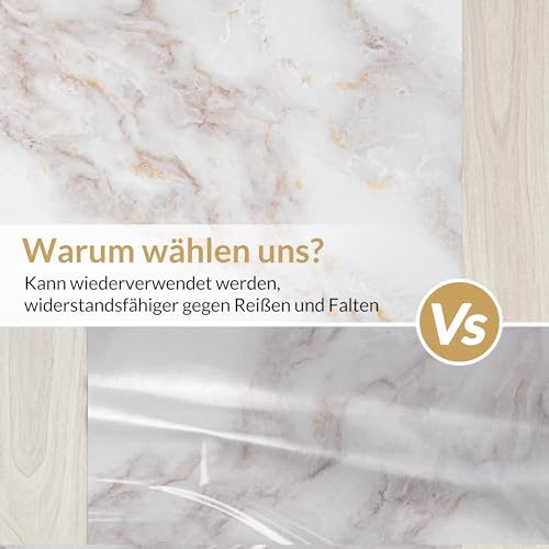 Möbelfolie Homein selbstklebend in Marmor-Optik für Möbel