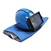 Sandblaster Helmet Protective Hood Air Feed Sandblast Helmet with Double Layer Lens Adjustable Air Supply System for Sandblasting Spraying Construction Industrial Safety Gear ABS