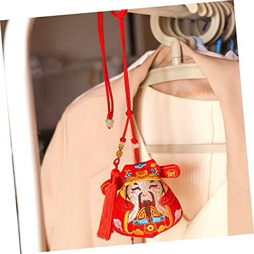SAQUITO DECORATIVO ROJO CHINO HECHO A MANO miniatura 2