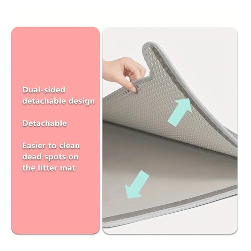 Tapis de litière chat lavable pour stopper le sable