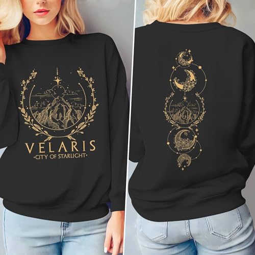 Kozmoz Inspire City Of Starlight Sweatshirt - Night Court Sweatshirt - Court Thorns Book Sweaters2