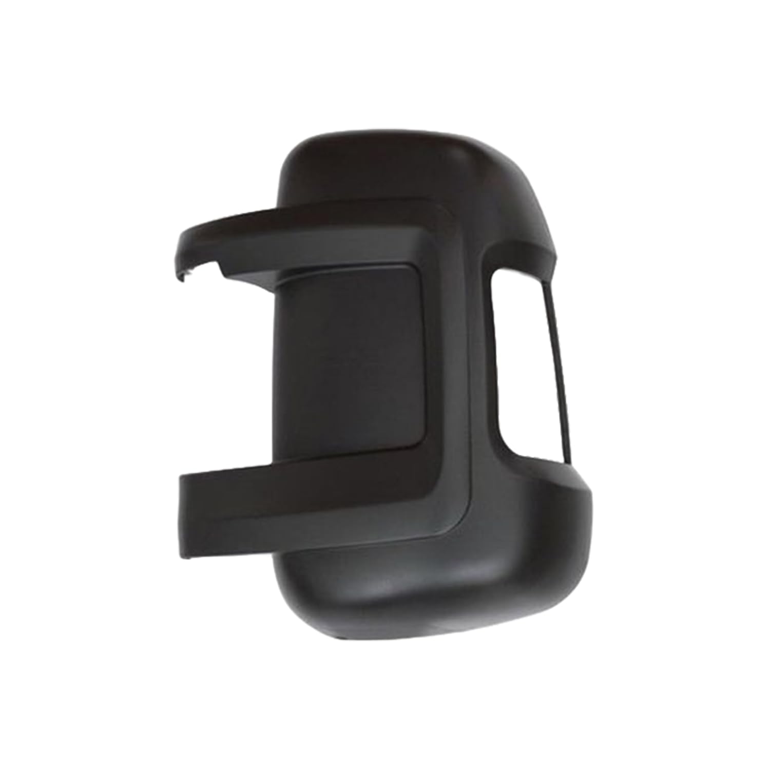 Lot de 2 capuchons de rétroviseur droit et gauche - Noir - Bras court | Lot de 2 coques de rétroviseurs compatibles avec Peugeot Boxer, Fiat Ducato, Citroën Jumper 2006+, Opel Movano 2021+