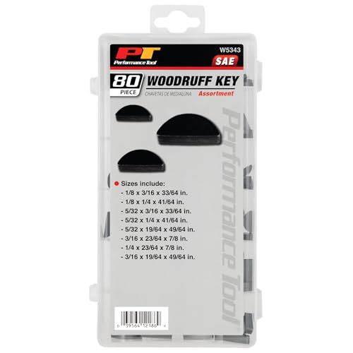 Performance Tool W5343 80-Piece SAE Woodruff Key Assortment Kit by Performance Tool - Image 3