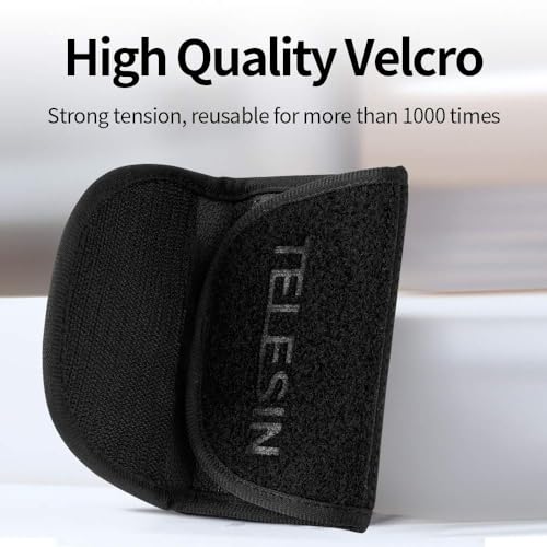 TELESIN Backpack Strap Mount for GoPro Hero 13/12/11/10/9/8/7/6/5/Max, DJI OSMO Action, Insta360, with Adjustable Shoulder Pad and J Hook, Strap Holder Attachment System, Action Camera Accessories