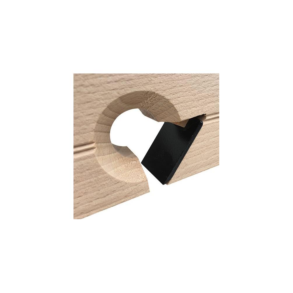 Guillaume d'ébéniste 30 mm en bois d' hêtre brut à double positionnement du fer - Diamwood