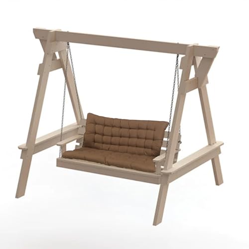 Coussin de banc de terrasse bordeaux 2-3 places avec dossier confortable 100x100x8 cm