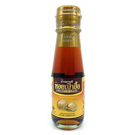 Abalone Brand (Hoi Pao Hae) Premium Thai Fish Sauce Delicious for Thai Food 95ml./3.33oz.