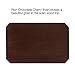 Leick Home Boa End Table, Solid Wood, Narrow, Bottom Display Shelf, Easy-Assembly, For Living Room/Bedroom, Chocolate Oak, 24.0 in. L x 14.0 in W x 24.0 in. H, 10305