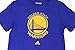 NBA Golden State Warriors Men's Full Primary Logo Short Sleeve Tee, Small, Blue