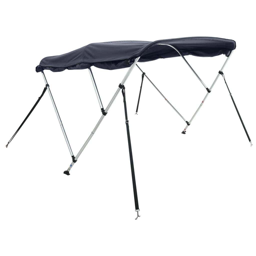 Toit bimini à 3 arceaux parois latérales 183x(170 182)x137 cm