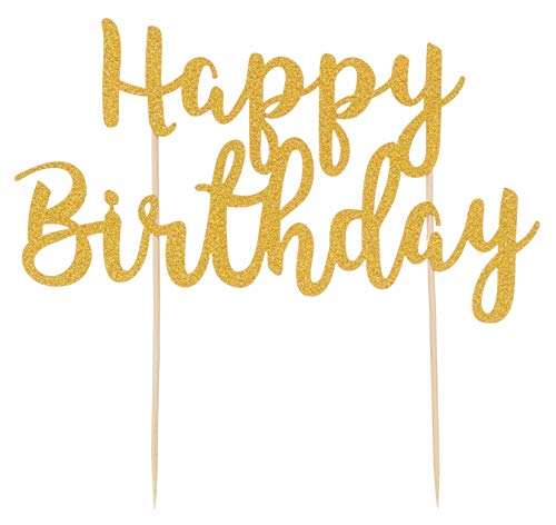 Mason Cash Happy Birthday Cake Topper – Reusable Acrylic Cake Decoration | Fun Cake Sign for Birthdays | Easy to Use, No DIY Needed | Perfect for Kids, Girls, Boys & Adults