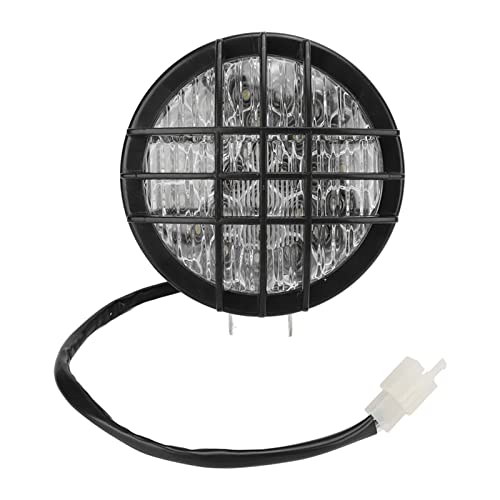 Phare De Moto LED, Phare De Moto 12 V Avec Grille De Feux De Croisement Super Lumineux Universel Pour Scooters Vélos