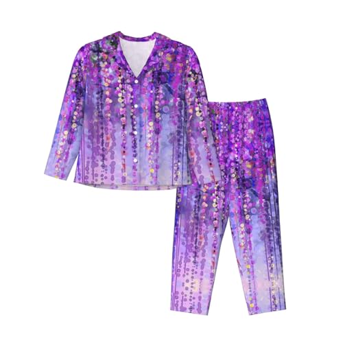 Pyjama à manches longues femme imprimé floral le cadeau de nuit parfait