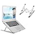 Produktbild YOOKEA Laptop Ständer Ergonomisch 7-Multi-Winkel Notebook Stand Verstellbarer Notebook Ständer Kompatibel für Laptops (8-17 Zoll) einschließlich MacBook Pro/Air Lenovo Samsung HP Silber