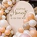 A Little Honey is on the Way Baby Shower Party Decal Sign, Honey Bee Themed Gender Reveal Girl or Boy Baby Shower Decal, Welcome Baby Party Balloon Arch Decal, 1.8