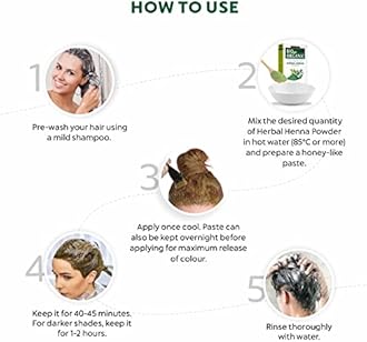 Indus Valley Herbal Henna Powder Organic Natural Green Heena for Hair Colour Nourishes Conditions & Strengthens No Harsh Chemicals All Hair Types (100g)