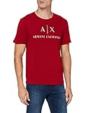 Armani Exchange AX Men's Ax Logo Jersey Tee, RED, X-Large