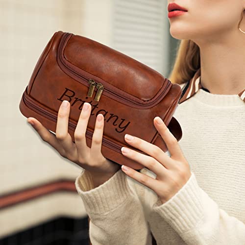 Personalized Toiletry Bag For Men, Husband, Boyfriend, Dad Large Capacity Leather Travel Dopp Kit Handcrafted Custom Name Unique Gift For Birthday| Fathers Day| Anniversary| Wedding Groomsmen Gifts 9 Personalized Toiletry Bag For Men, Husband, Boyfriend, Dad Large Capacity Leather Travel Dopp Kit Handcrafted Custom Name Unique Gift For Birthday| Fathers Day| Anniversary| Wedding Groomsmen Gifts