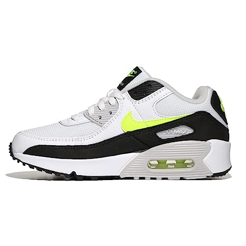 Nike Jungen Trainings-Laufschuh, Wei&szlig;/Hot Lime/Schwarz/Neutralgrau, 6 Big Kid