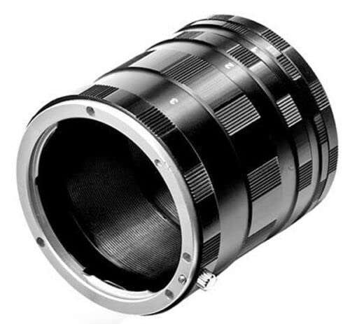 Kit Tubes Macro Pour Sony Alpha - 5 Pièces (7mm,14mm,28mm) - Manuel Uniquement - Compatible A77, A99, A68, Etc.
