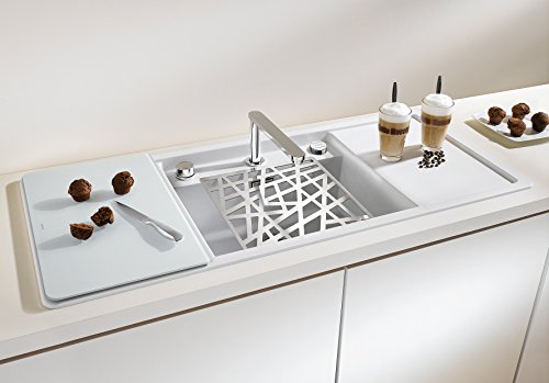 Blanco ALAROS 6 S, Küchenspüle, Granitspüle aus Silgranit PuraDur , 1 Stück, weiß, 516560