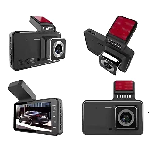 KKcare 1080P DVR Dash Camera Gravador de condução Dashcam de carro de 4 polegadas Suporte grande ang