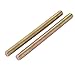 uxcell 1.25mm Pitch M8 x 100mm Male Threaded Rod Bar Bronze Tone 4 Pcs