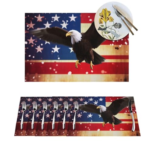 Sets de table en PVC tissé de qualité supérieure et durables - 2