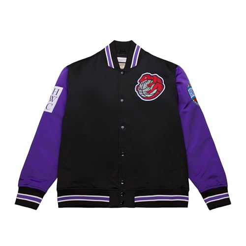 Mitchell & Ness NBA Primetime Heavyweight Satin Jacke - Toronto Raptors, L