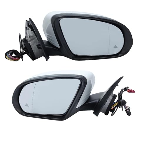 Rétroviseur extérieur blanc anti angle mort Mercedes W205