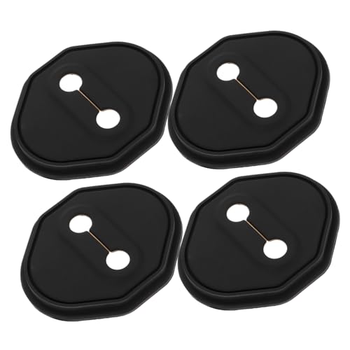 ELAYARD 4pcs Car Door Latch Covers Protective Lock Caps Wear Resistant Car Door Lock Protector Compatible with Highlander Models Easy Installation