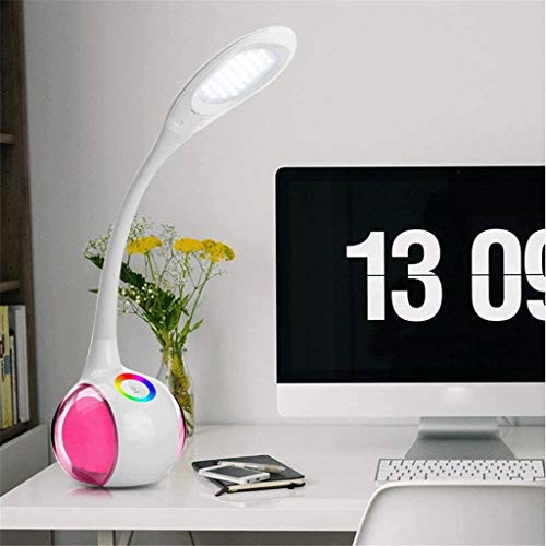 Lampe de bureau LED sans fil portable et flexible à commande tactile