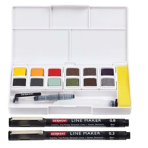 Derwent Peintures aux Teintes Multi boîte de peinture aquarelle Taille Unique 2305866