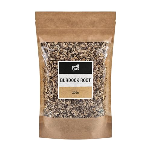 Lowhill Valley Burdock Root Herbal Tea - Nourish Your Skin, Soothe Your Body – 100% Pure Burdock Roo – Dried Herbal Tea Loose – No Additives Or Preser