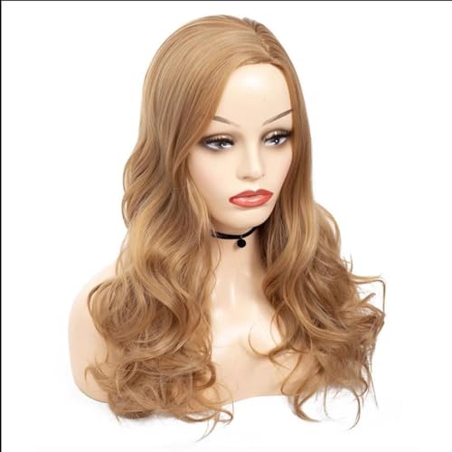 Perruque synthétique longue bouclée blonde de 60 cm haute durabilité pour femme