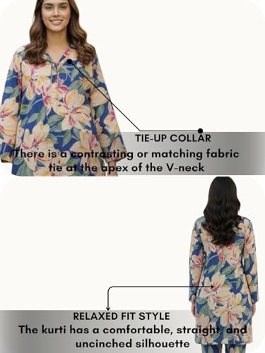 Image of Leriya Fashion Kurta Sets for Woman | Co ord Set for Women Stylish | Kurti Set for Woman | Short Kurti for Women | Kurtis | Ethnic Jaipuri Straight Kurta Set with Palazzo Pants | Salwar Suit for Party Outfits