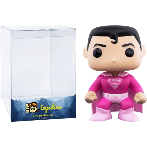 Superm A N : P O P ! Heroes Vinyl Figurine Bundle With 1 Compatible 'Toysdiva' Graphic Protector (349 - 49988 - B)