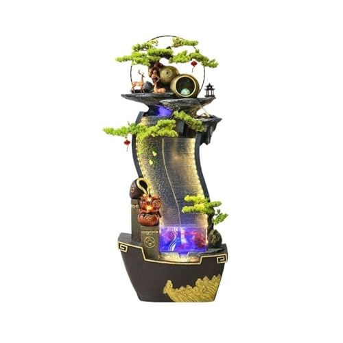 Indoor Floor Fountain Living Room Entrance Rockery, Flowing Water Ornaments, Fish Tank, Water Pool, Landscaping Company, Wealth Seeking Feng Shui Wheel Water Fountain
