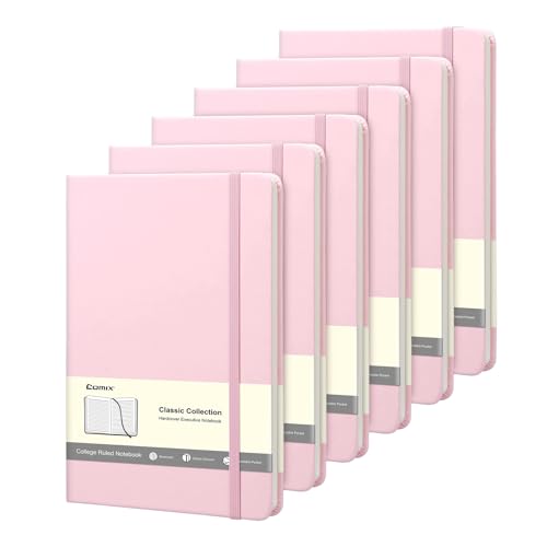 Cuaderno rayado A5 Comix de tapa dura para evitar hojas arrugadas y pérdida de notas importantes